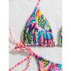 Women's High-quality Split Swimsuit Colorful Print Sexy Waist Cinched Waist Skinny Seaside Hot Spring Resort Swimsuit
