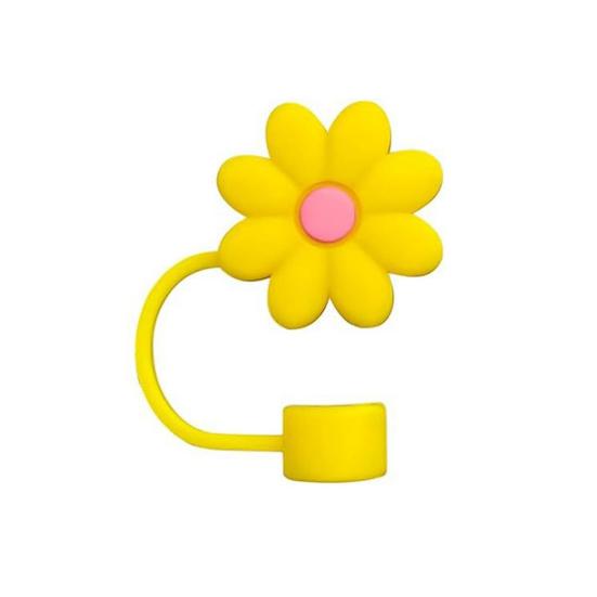 3 ks Kryt slámy Tvar květu Silikonové víčko na slámku Odolná prachotěsná koncovka slámy pro vnitřní venkovní použití