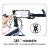 Silicone Bike Phone Mount Phone Stand Bracket Anti-Shake Bicycle Phone Clip Adjustable Bicycle Phone Holder for 4.5-7 Inch Phone