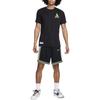 Nike Printed Round Neck Casual Short Sleeve T-Shirt Men Tops Black FQ4911-010