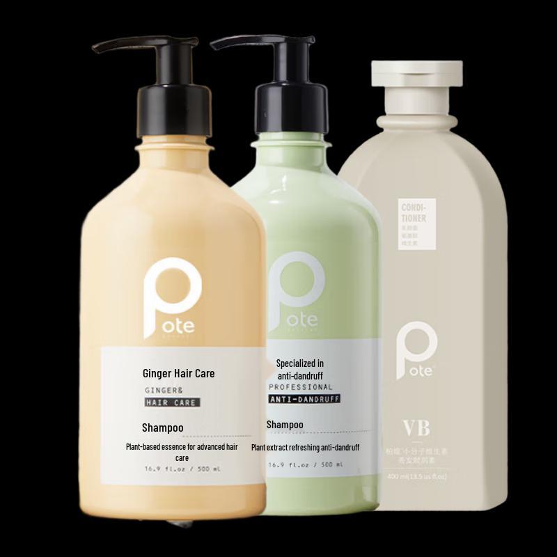 

Baitei Ginger & Dandruff Shampoo Hair Care Set