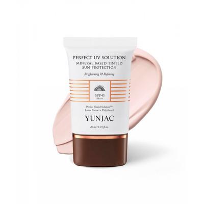 Yunjac Perfect Uv Solution Mineral Base Tinted Sun Protection [spf43 Pa+++]