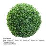 Topiary Ball Plastic Verdant Greenery Ball Tear Resistant Faux Plant Ball for Garden Yard Wedding Decoration