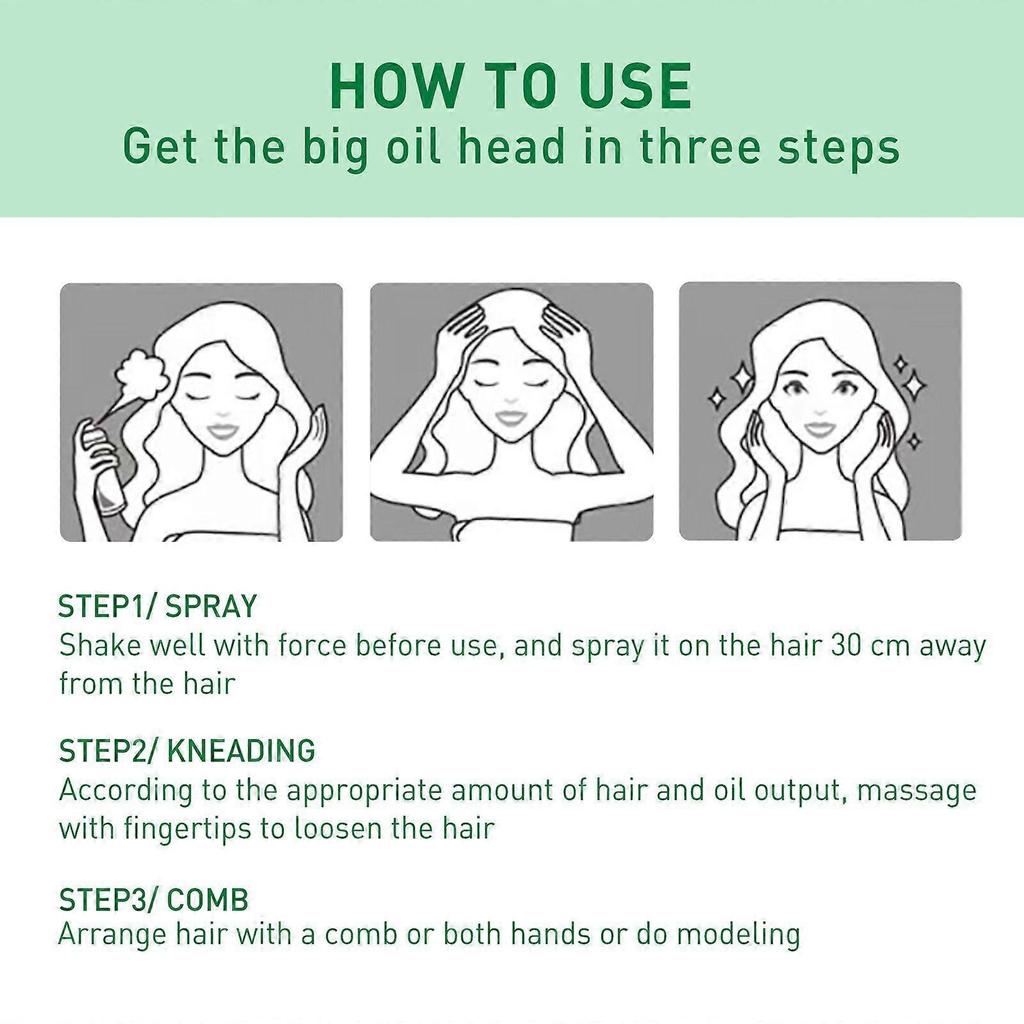 Hair fluffy spray oily head fluffy refreshing spray lazy no-wash dry hair spray 1