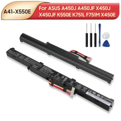 NUOVA Batteria di Ricambio Per ASUS A450J A450JF X450J X450JF K550E K751L F751M X450E X550za X751m X750j F751mj A41-X550E Batteria per Laptop 3100mAh