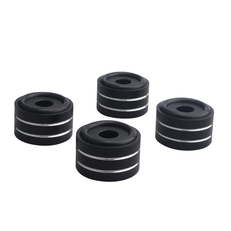 4Pieces Speaker Stands Feet Pads Strong Shock Absorptions Floor Foot Nail Isolation Mat Easy to Use Small Pads Props
