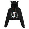 Blue Lock Women's Cropped Hoodie - European Size Spring/Autumn Bestseller