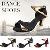 Women Up Ballroom Dance Shoes Latin Salsa Performance Dansskor 5CM Heeled