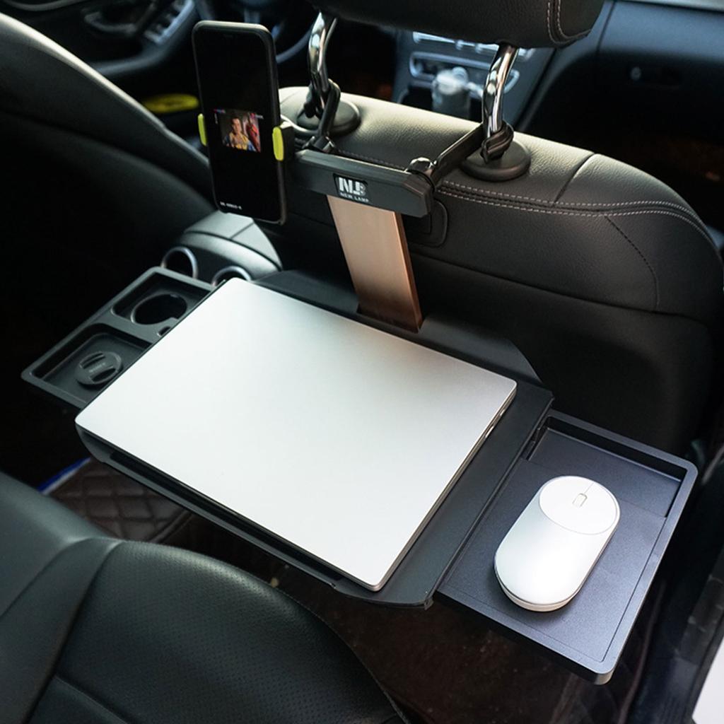 Car Laptop Desk Folding Small Table Board Multifunction Car Laptop Desk for Dinner Study Work Coffee Holder Car Computer Table