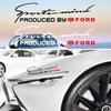 New Car Lamp Eyebrow Stickers Emblem Badge Decal Auto Automobile Bonnet Sticker For Ford Focus 3 2015-2018 Kuga 2016-2019 Escape