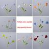Poppy Artificial Flower Arrangement for Weddings and Home Decor - Silk, Flocked, Fake Ornament.