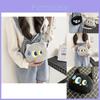 Cute Cartoon Cat Shoulder Bag For Kids Adorable Lightweight Corduroy Crossbody