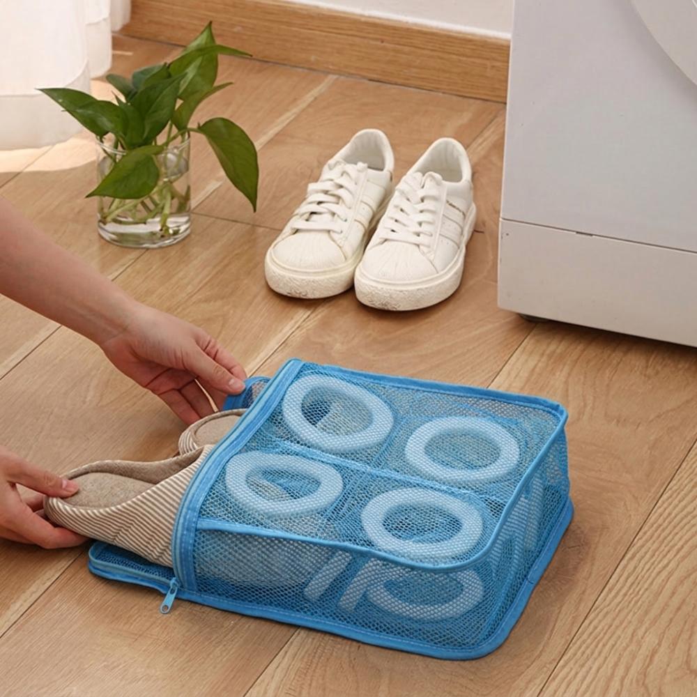 Mesh Shoe Washing Machine Bag With Hanging Loop Shoe Protector Bag Gym Shoes Protection