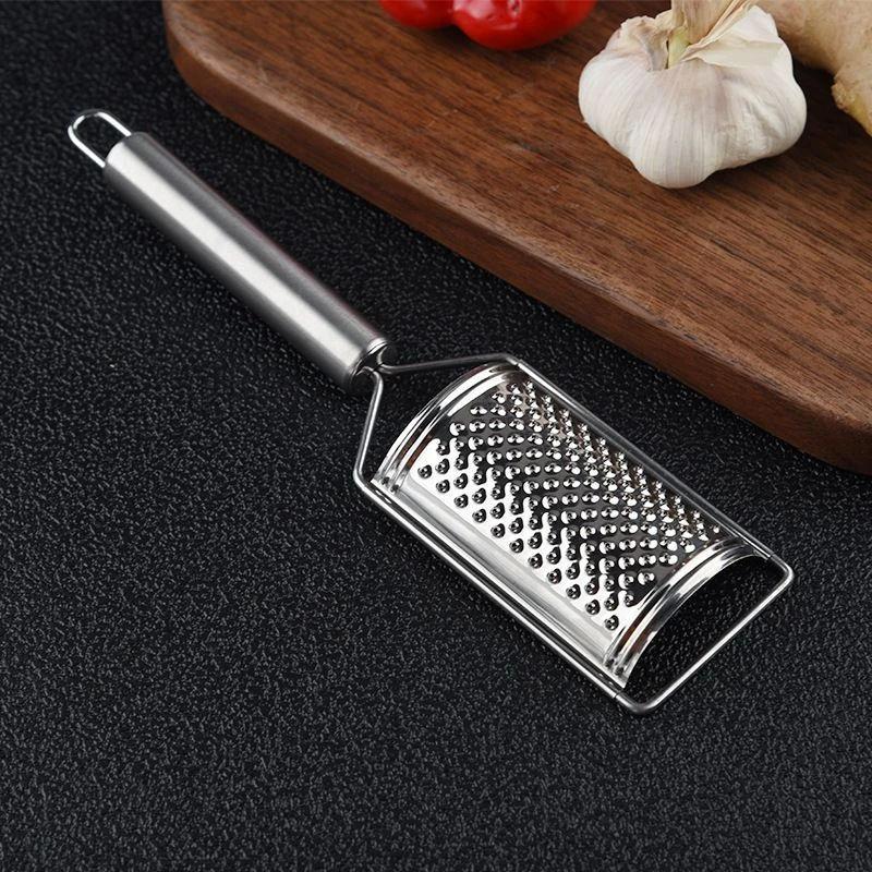 Micro-Blade Fine Grater - Stainless Steel Handle for Hard Cheese Carrot Ginger Lemon Zesting 6