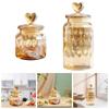 Transparent Pickle Jug with Shape Lid Jam Jar Wine Bottle Food Storage Container  Home