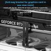 Computer Graphics Card Holder Chassis Fan Support Fixed Metal Bracket 6-96Mm Adjustable Gpu Holder