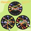Children Rope Knots Puzzle Travel Plate Activity Colour Line Twisted Connected Ropes Sorting Logic Thinking Training Strategy Family Activity