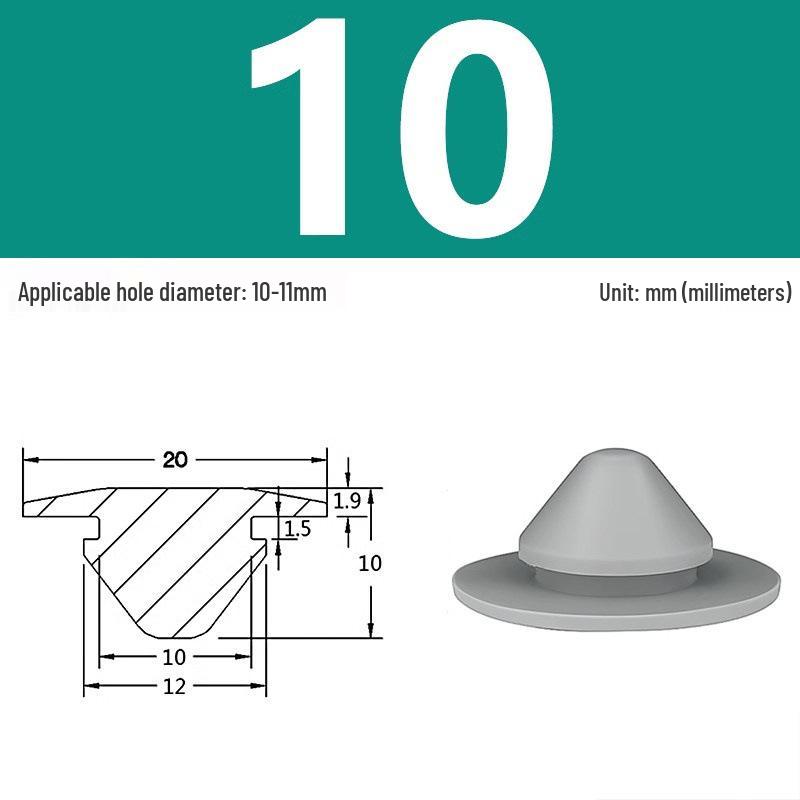 High-Temp Resistant Silicone Rubber Stopper with Card Slot Sealing Cap