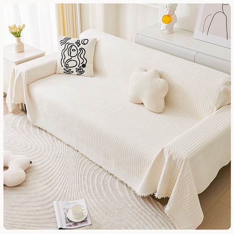 Sofa Towel Four Seasons Universal Light Luxury Backrest Towel Modern Cushion High-End New Summer Sofa Cover Cover Cloth Cushion