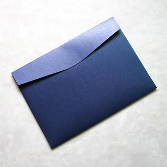 High-Grade A4 Pearlescent Hot Stamping Envelope for Contracts and Archives озеро синий
