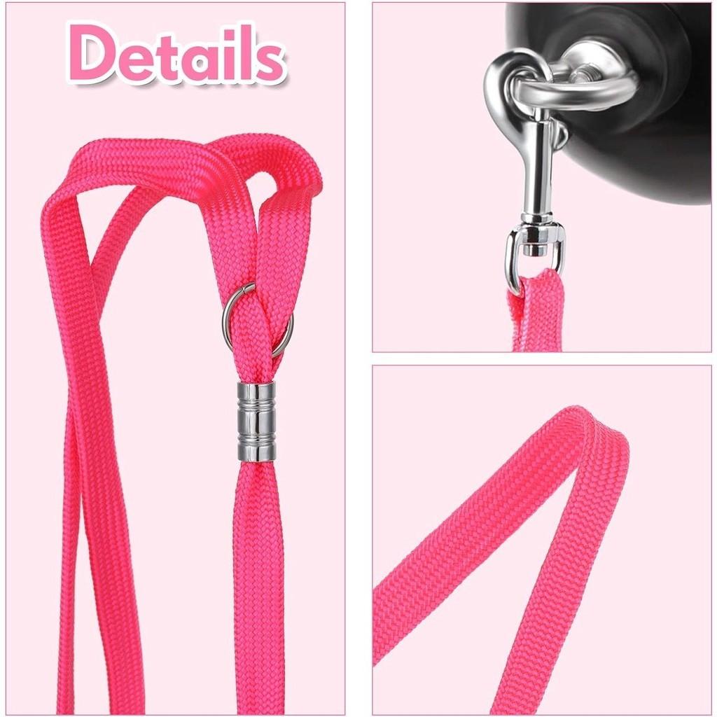 Dog Bathing Tether with Suction Cup Pet Dog Grooming Tub Restraint Loops and Adjustable Dog Cat Fixed Safety Rope for Pet Shower Bathing Grooming