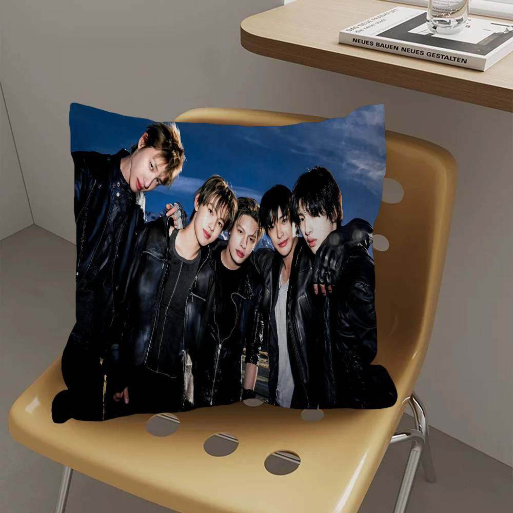 Kpop CORTIS Pillow Cover For Bedroom Room And Living Room Sofa Decorative Cushion Cover