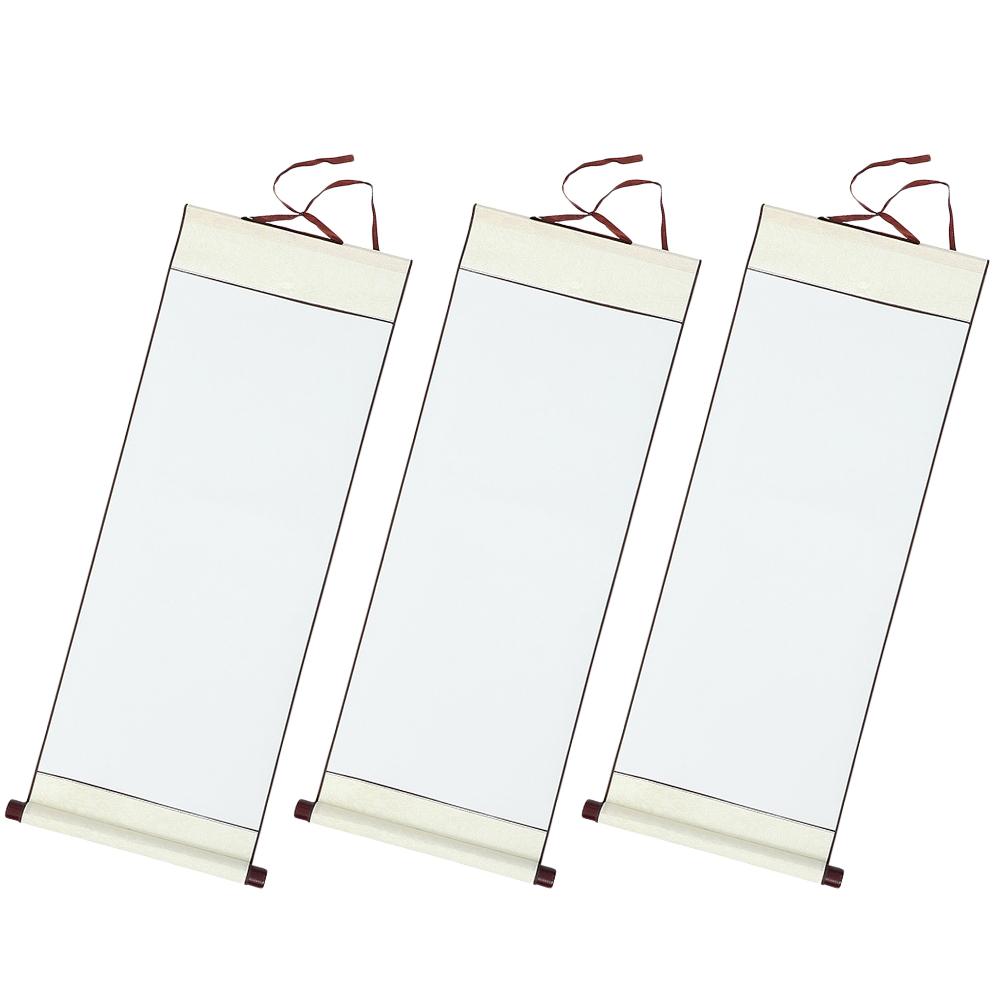 3 Pcs Rice Paper For Chinese Scroll Practice Painting Vintage Parchment Paper Blank Scroll белый