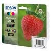 Cartouche d'encre EPSON Multipack Fraise - Noir, Cyan, Magenta, Jaune (XL)