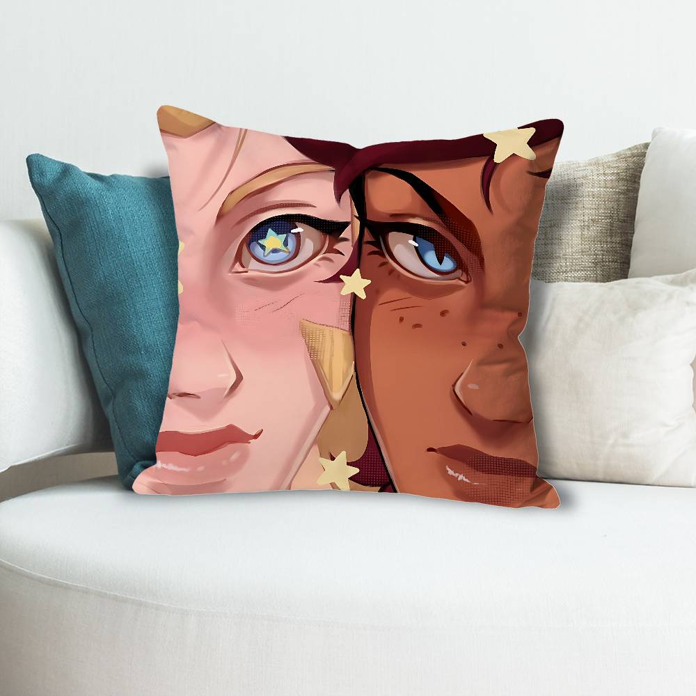 CCatradora SShera Pillow Cases for Bedroom Living Room Sofa Home Decor Polyester Cushion Cover with Zipper