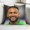 Football Sport NNeymarR Pillow Case Square DoubleSided Sofa Cushion Cover Bedroom Bedside Pillow Gift