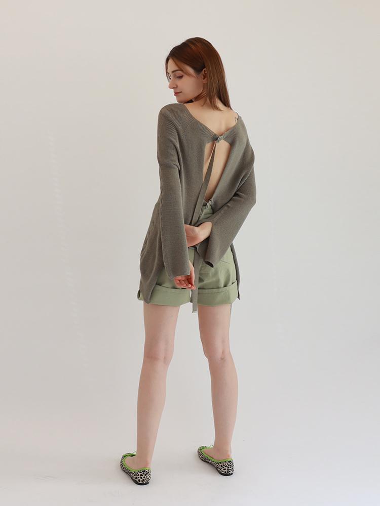 BLAHBANG Whole Garment Sexy Back (Khaki)