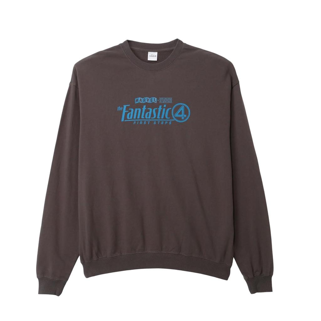 Small Planet Marvel Washable Sweatshirt with Fantastic Four One Size Fits All Logo, Sumikuro,