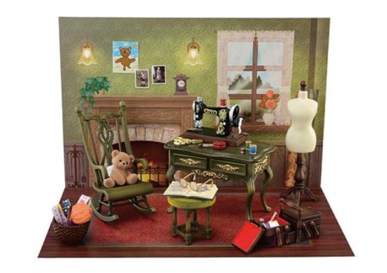 RE-MENT Petit Sample Series Grandma's Handicraft Room 1BOX Approximately H115 X W70 X D60mm Made of PVC, ABS