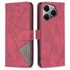For TECNO Spark 20 Pro Phone Cases Wallet Stand Geometry Imprint Leather Cover