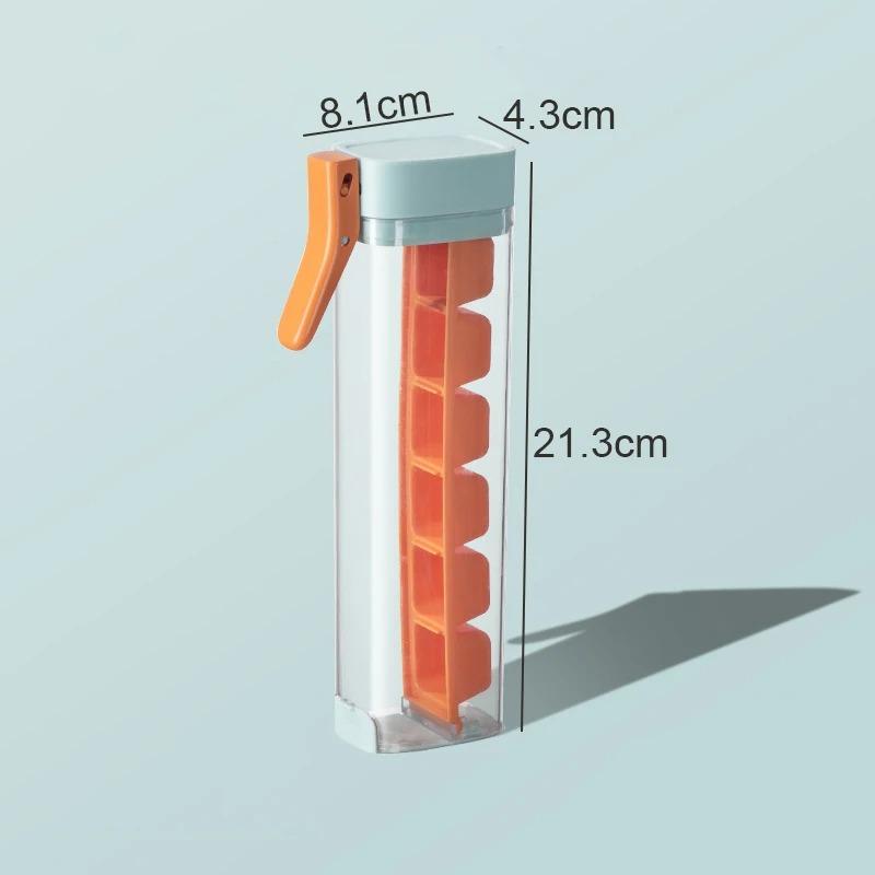 Press Type Ice Cube Tray Plastics Ice Cube Maker Easy to Demold Ice Tray Mold DIY Whiskey Cocktail Tools Kitchen Accessories