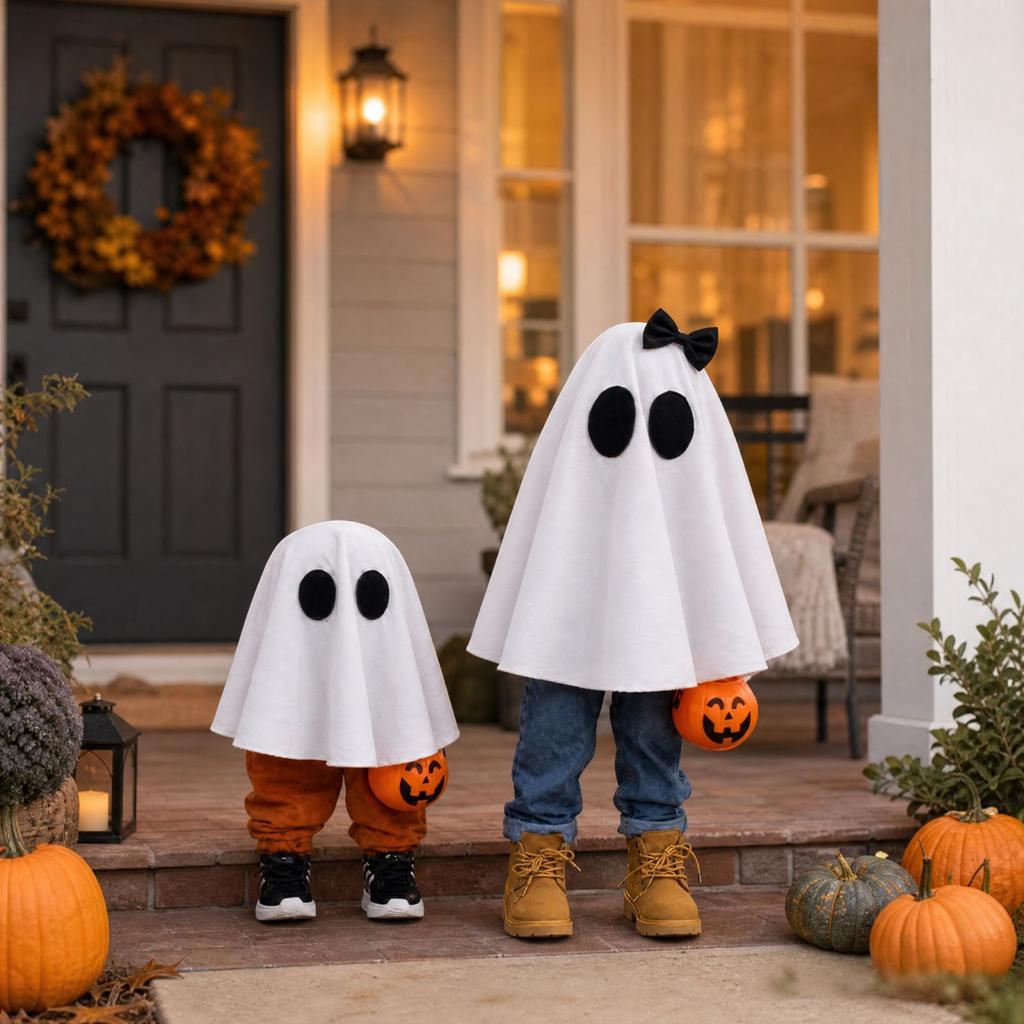 Halloween Standing Figurine Decor for Kids - Funny Tabletop Ornament