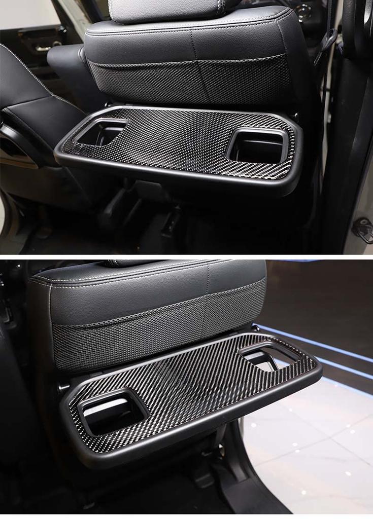 METYOUCAR Carbon Fiber Seat Back Cover for Honda Easy Car Interior Custom Carbon Fiber Set N-BOX 2017-2021 JF3/JF4, Installation, Stick-On Design,
