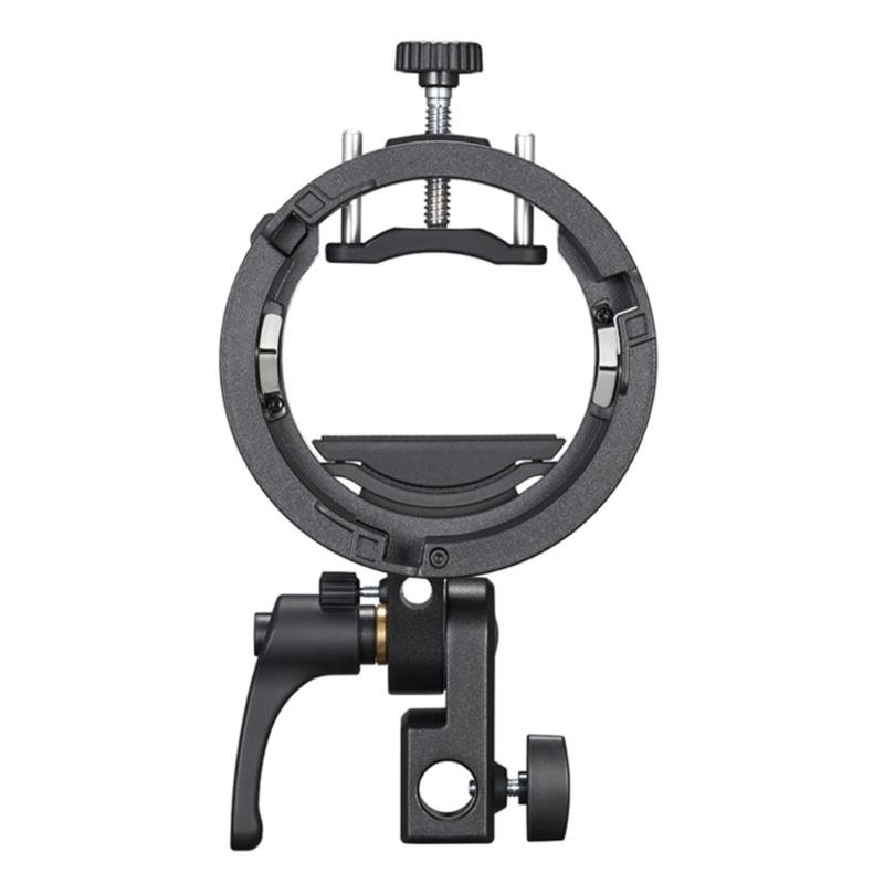 S Shaped Flash Bracket For S3,V1/V860III/AD200 Hot Shoe Mount Speedlights Quick Installation Lightweght Durability Design