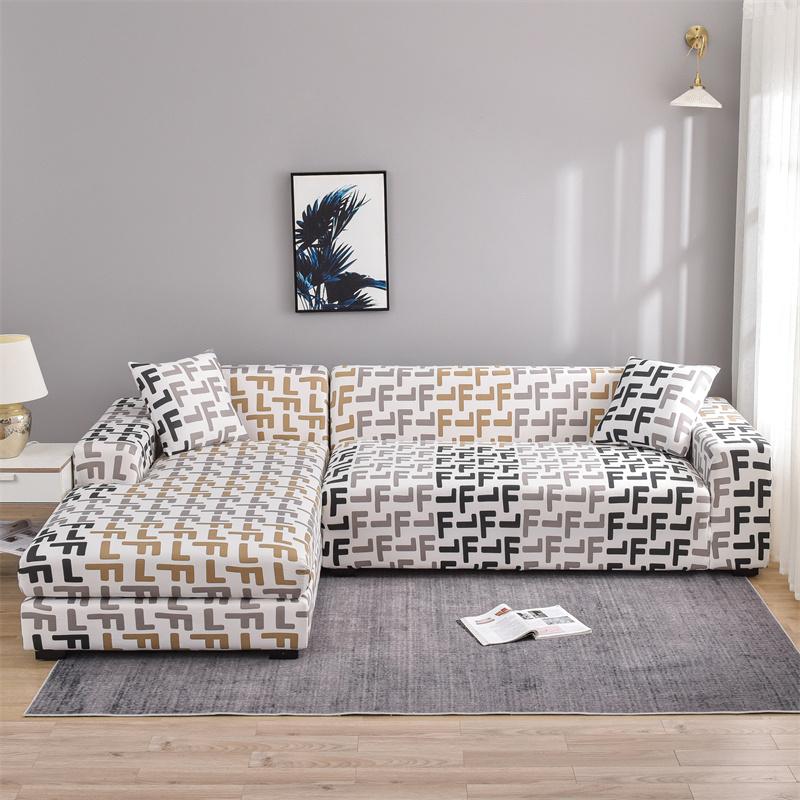 Elastic Stretch Sofa Covers For Living Room Sectional Couch Slipcovers L Shape Corner Armchair Furniture Protector
