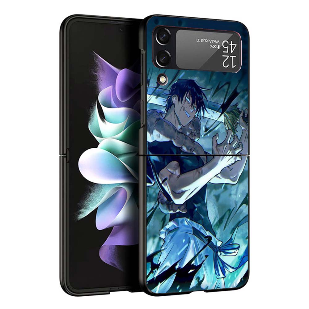 JusuKaisen Fushiguro Toji Phone Case For Samsung Galaxy Z Flip7 Flip6 5G Flip5 Flip4 Flip3 ZFlip 7 6 3 4 5 Shockproof Back Cover