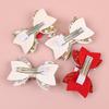 1/4pcs Christmas Hair Bows Hair Clip For Cute Girls Kids Hairpin Barrettes Headwear Children Christmas Party Hair Accessories