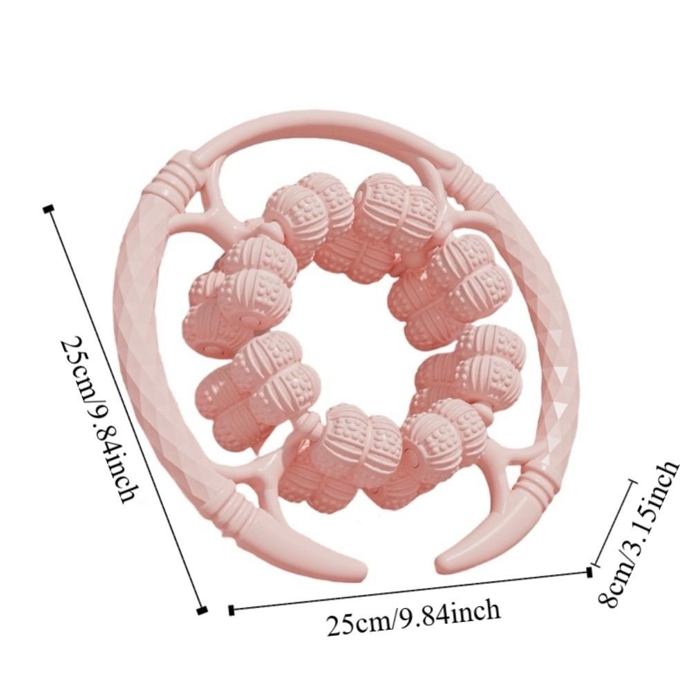 360-degree Rotation Annular Leg Clamp Massager Handheld Muscle Massager Roller  Body Massager Relax