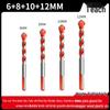 All-in-One 6mm Alloy Triangle Drill Bit for Tile, Concrete, Glass, and Cement