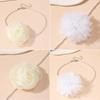 Simple Gauze Flowers Neckband Choker Necklace Jewelry Temperament Pearl Neck Chain Women Clavicle Chain Necklace