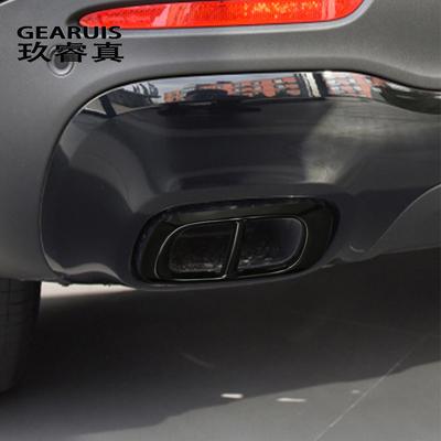 Auto Styling Für Mercedes Benz B Klasse W247 GLB X247 Autos Schwanz Kehle Rahmen Abdeckungen Aufkleber Auspuffrohr