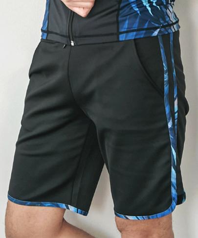 Tyubeuteuli Men'S Beach Pants Boardshorts Rash Guard Bottoms A514 Black