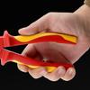 Solid Insulated Plastic Pliers 1000V High Voltage Resistant Non-slip Handle Insulated Wire Pliers Needle-nose Pliers