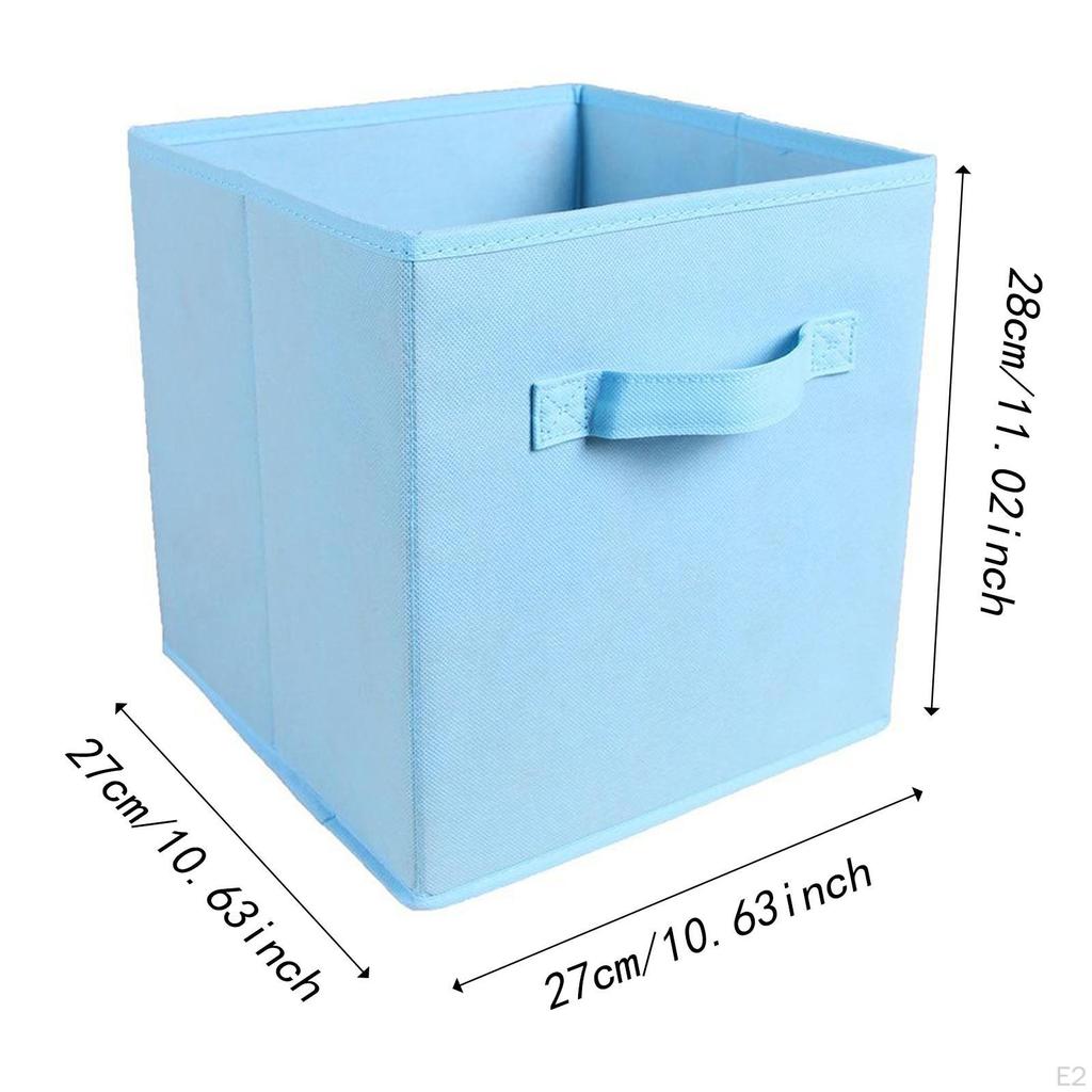 Storage Cube Art Craft Supplies Books Organizer Laundry Hamper Foldable Basket for Study Desk