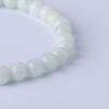 16cm White Itoigawa Natural Jadeite Japanese National Jomon Power Stone Jadeite Workshop Special Paulownia Wood Quality Certificate ABR0884 (6mm