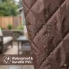 Magnetic Thermal Insulated Door Curtain for Winter Summer Door Cover Hands Free Waterproof Energy Saving Privacy Screen